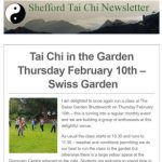 Tai Chi in the Garden, Thursday February 10th - Swiss Garden