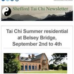 Tai Chi Summer residential at Belsey Bridge, September 2nd to 4th