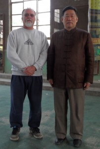 Ian Deavin with Grandmaster Chen Xiaowang