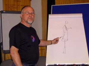 Ian illustrates posture