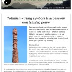 Totemism - Shefford Tai Chi 2nd December 2014 Newsletter
