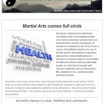 Martial arts comes full circle, 21st January 2015 Newsletter