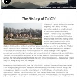 The History of Tai Chi, 11th March 2015 Newsletter