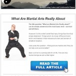 What are Martial Arts Really About, 13th May 2015 Newsletter