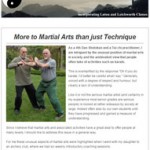 More to martial arts than just technique, 24th September 2015 Newsletter