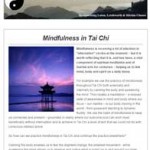 Mindfulness in Tai Chi, 17th December 2015 Newsletter