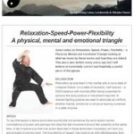 Relaxation-Speed-Power-Flexibility, a physical, mental and emotional triangle. 17th February 2016 Newsletter