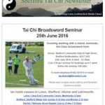 Tai Chi Broadsword Seminar, 25th June 2016