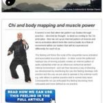 Chi and body mapping and muscle power, 12th May 2016 Newsletter