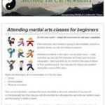 Attending martial classes for beginners, 7th March 2017 Newsletter