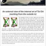 An external view of the internal art of Tai Chi, 4th April 2017 Newsletter