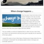 When Change Happens - November Newsletter