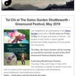 Tai Chi at The Swiss Garden Shuttleworth - March 2019 Newsletter