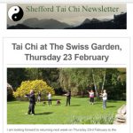 Tai Chi at the Swiss Garden, Thursday 23rd February