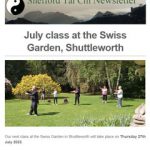 July Tai Chi class at the Swiss Garden, Shuttleworth