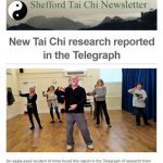 New Tai Chi research reported in The Telegraph